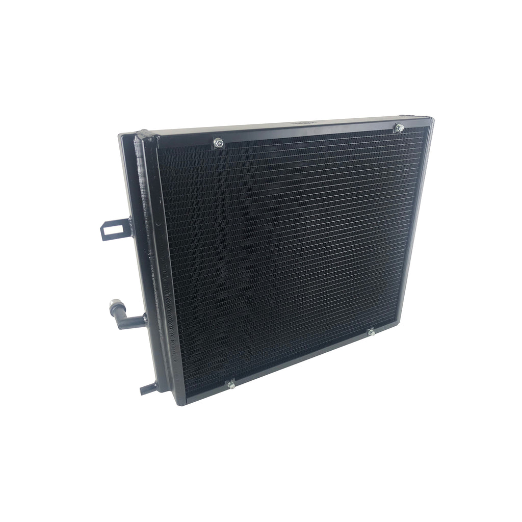 Bmw-B58B48-Front-Mount-Heat-Exchanger-WRock-Guard-(Black)-(Triplepass)-Heat-E
