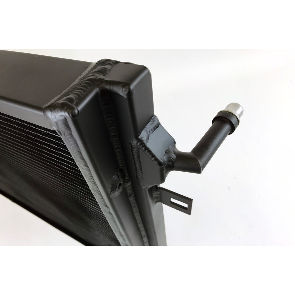 Bmw-B58B48-Front-Mount-Heat-Exchanger-WRock-Guard-(Black)-(Triplepass)-Heat-E