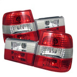 SPYDER 5000491 Euro Style Tail Lights - Red Clear