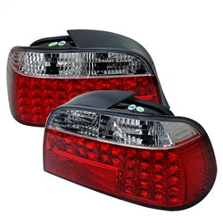 Bmw-E38-7-Series-95-01-Led-Tail-Lights-Red-Clear-Alt-Yd-Be3895-Led-Rc