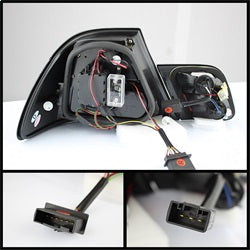 Bmw-E46-00-03-2Dr-Coupe-Light-Bar-Led-Tail-Lights-Red-Clear-Alt-Yd-Be4600-Lbled-Rc