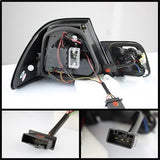 SPYDER 5073822 LED Tail Lights - Red Clear