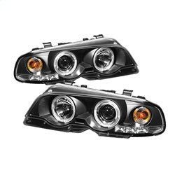 Bmw-E46-3-Series-00-03-2Dr-1Pc-Projector-Headlights-Led-Halo-Led-Blk-Pro-Yd-Bmwe46-2D-Hl-Bk