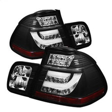 Load image into Gallery viewer, Bmw-E46-3-Series-02-05-4Dr-Light-Bar-Style-Led-Tail-Lights-Black-Alt-Yd-Be4602-4D-Lbled-Bk