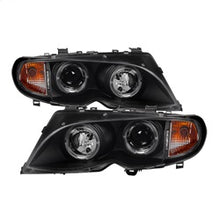Load image into Gallery viewer, Bmw-E46-3-Series-02-05-4Dr-Projector-Headlights-1Pc-Led-Halo-Blk-Pro-Yd-Bmwe4602-4D-Am-Bk