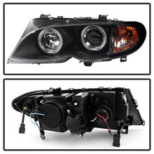 Load image into Gallery viewer, Bmw-E46-3-Series-02-05-4Dr-Projector-Headlights-1Pc-Led-Halo-Blk-Pro-Yd-Bmwe4602-4D-Am-Bk