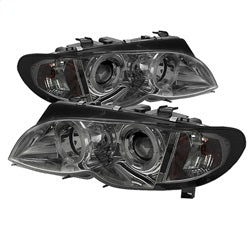 Bmw-E46-3-Series-02-05-4Dr-Projector-Headlights-1Pc-Led-Halo-Smke-Pro-Yd-Bmwe4602-4D-Am-Sm