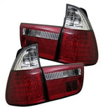 SPYDER 5000804 LED Tail Lights - Red Clear
