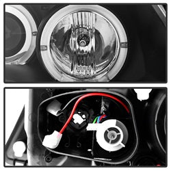 Bmw-E90-3-Series-06-08-Projector-Led-Halo-Amber-Reflctr-Rplc-Bulb-Blk-Pro-Yd-Bmwe9005-Am-Bk