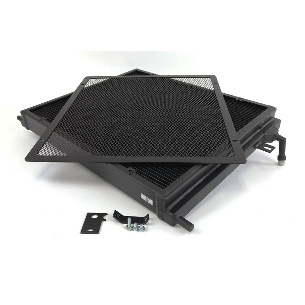 Bmw-F8x-M3M4-Front-Mount-Heat-Exchanger-WRock-Guard(Black)Heat-Exchanger