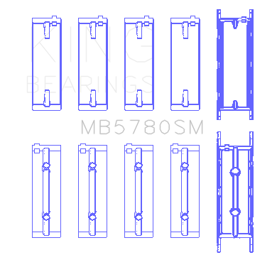 Bmw-N47-D20-ABCDN47-C20-A-(Size-0.25Mm)-Main-Bearing-Set