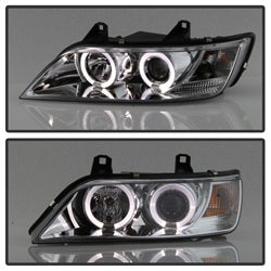 Bmw-Z3-96-02-Projector-Headlights-Led-Halo-Chrome-High-H1-Low-H1-Pro-Yd-Bmwz396-Hl-C