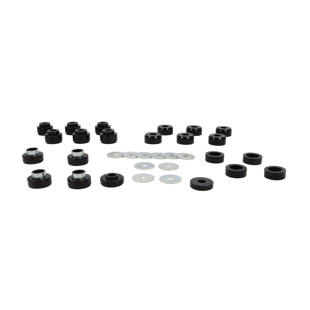 Body-Mount---Bushing-22-Bushings-10-Washers-Install-Guide-Grease