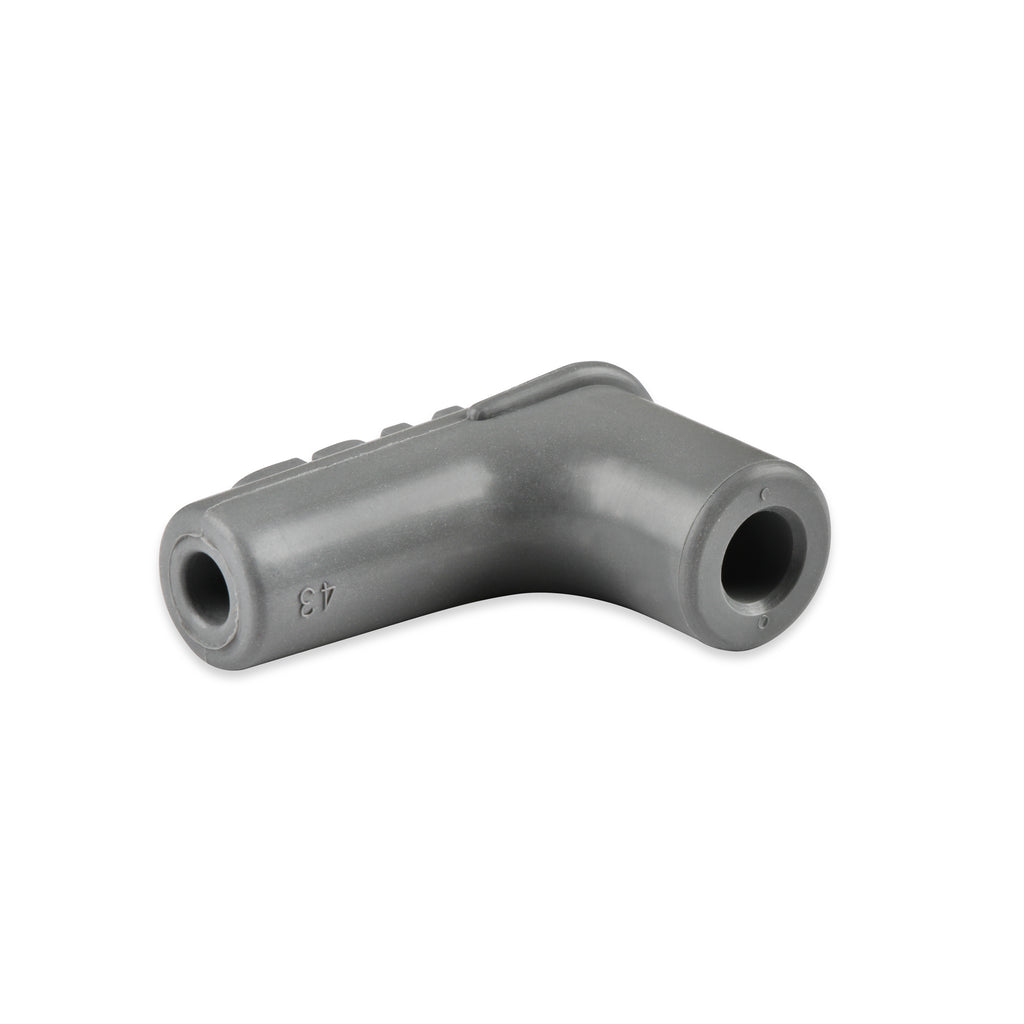 Boots,-90-Degree-Logo-Spark-Plug,-Gray-Silicone-50Ea