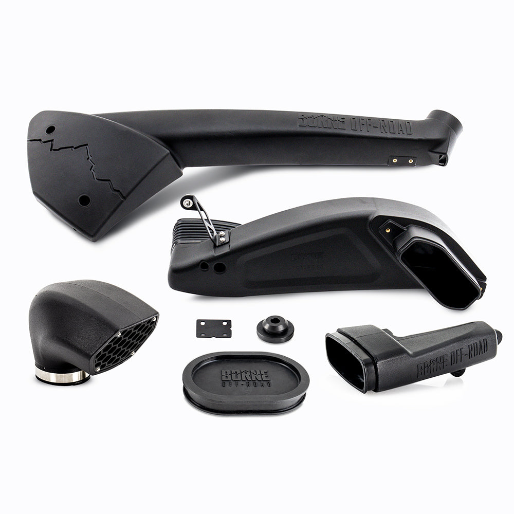 Borne-Off-Road-17-20-Ford-F-150-Raptor-3.5L-Ecoboost-Snorkel---Micro-Wrinkle-Black