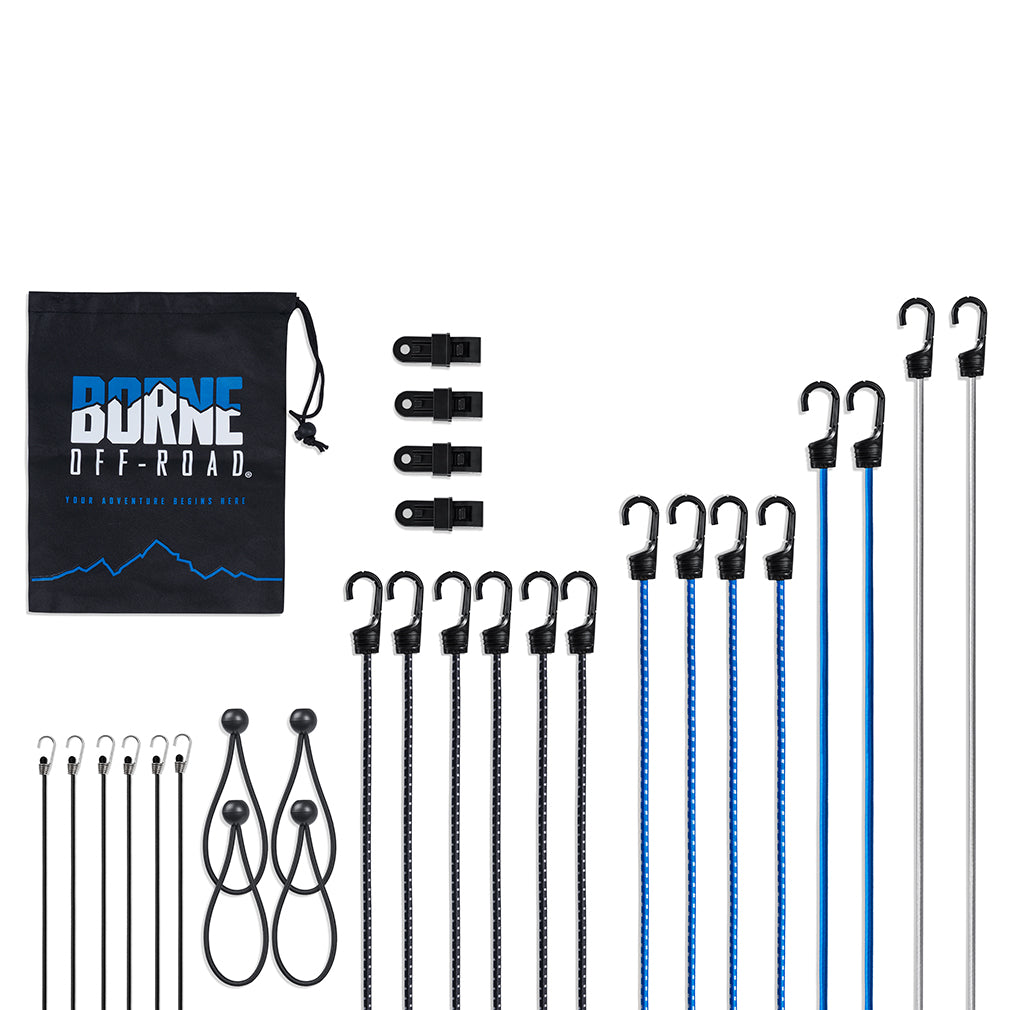 Borne-Off-Road-28-Piece-Bungee-Cord-Set