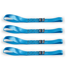 Load image into Gallery viewer, Borne-Off-Road-Heavy-Duty-Ratchet-Tie-Down-Kit-(4-Pack),-Blue
