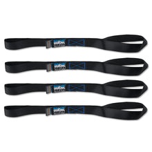Load image into Gallery viewer, Borne-Off-Road-Medium-Duty-Ratchet-Tie-Down-Kit-(4-Pack),-Black