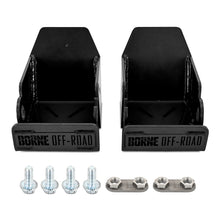 Load image into Gallery viewer, Borne-Off-Road-Rear-Shock-Skid-Plates,-Fits-2021-Ford-Bronco,-Black