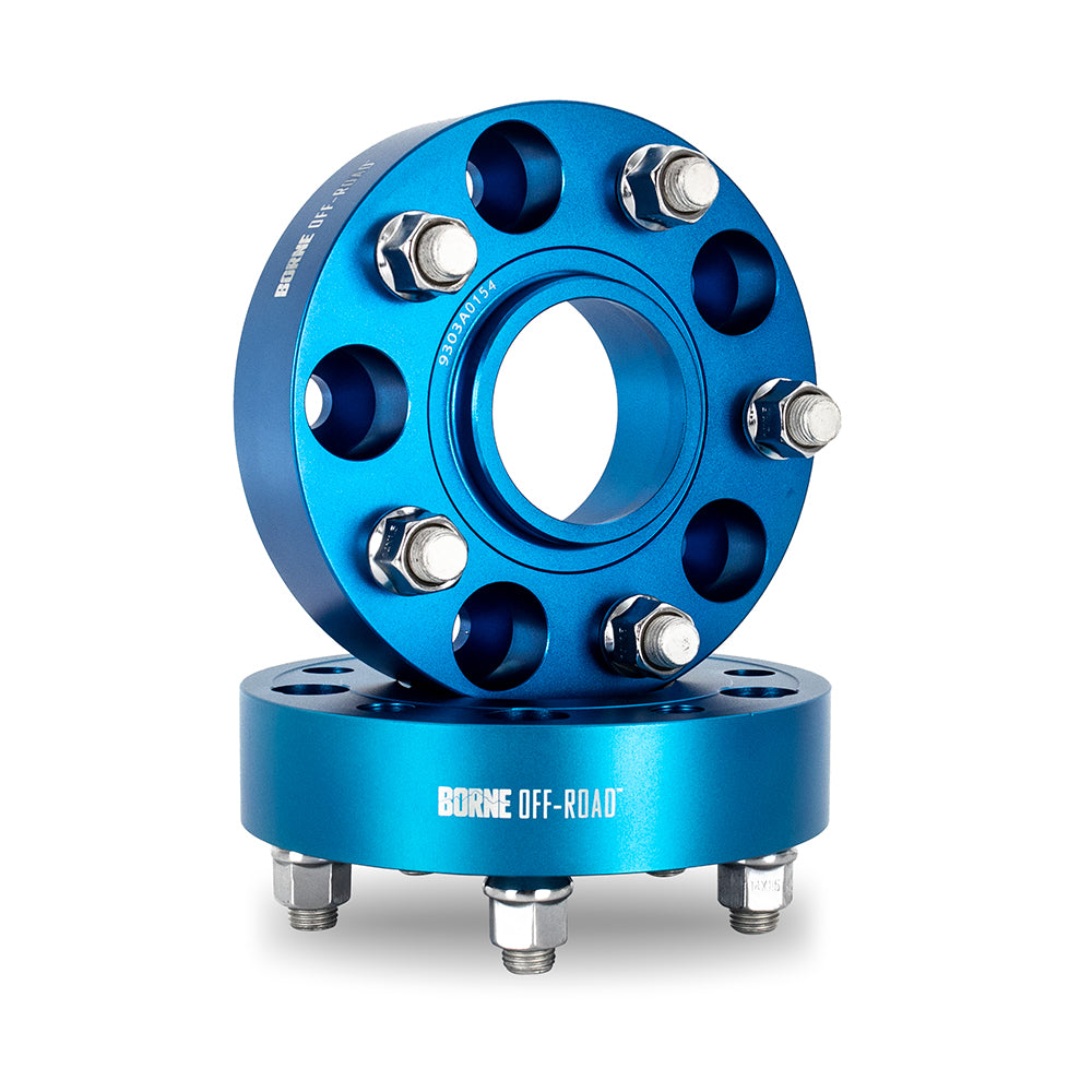 Borne-Off-Road-Wheel-Spacers---5X127---71.6---38.1Mm---M14---Blue