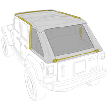 Load image into Gallery viewer, Bowless-Combo-Top-Kit-WTinted-Windows---Protek-Jeep,-07-18-Wrangler-(Jk)-4-Door