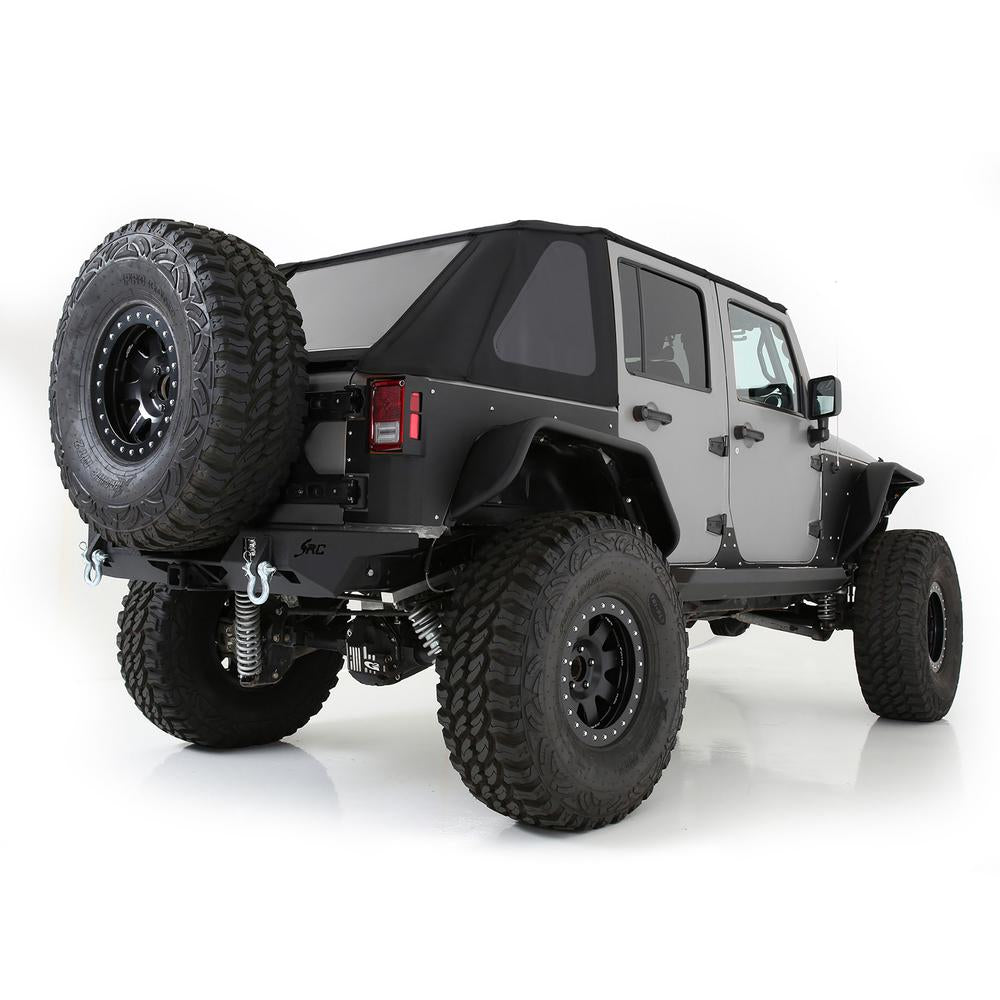 Bowless-Combo-Top-Kit-WTinted-Windows--Black-Diamond,-07-18-Wrangler(Jk)-4-Door