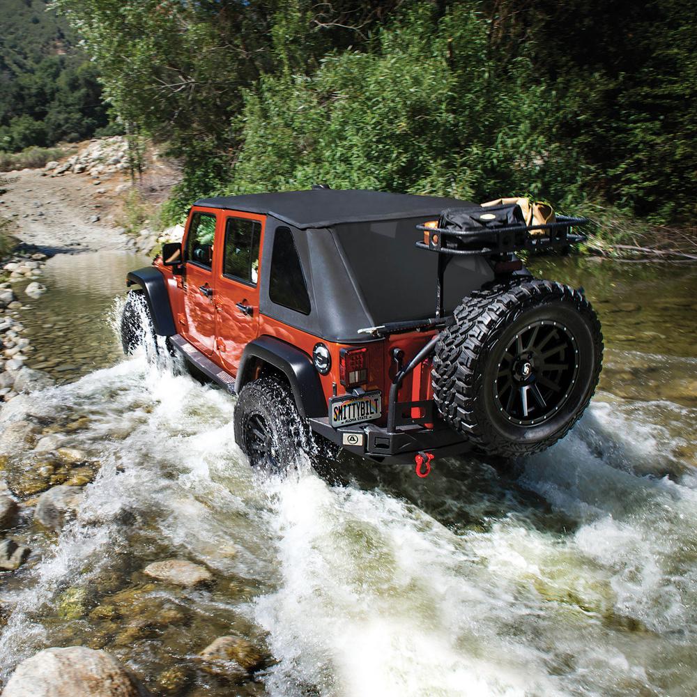 Bowless-Combo-Top-Kit-WTinted-Windows--Black-Diamond,-07-18-Wrangler(Jk)-4-Door
