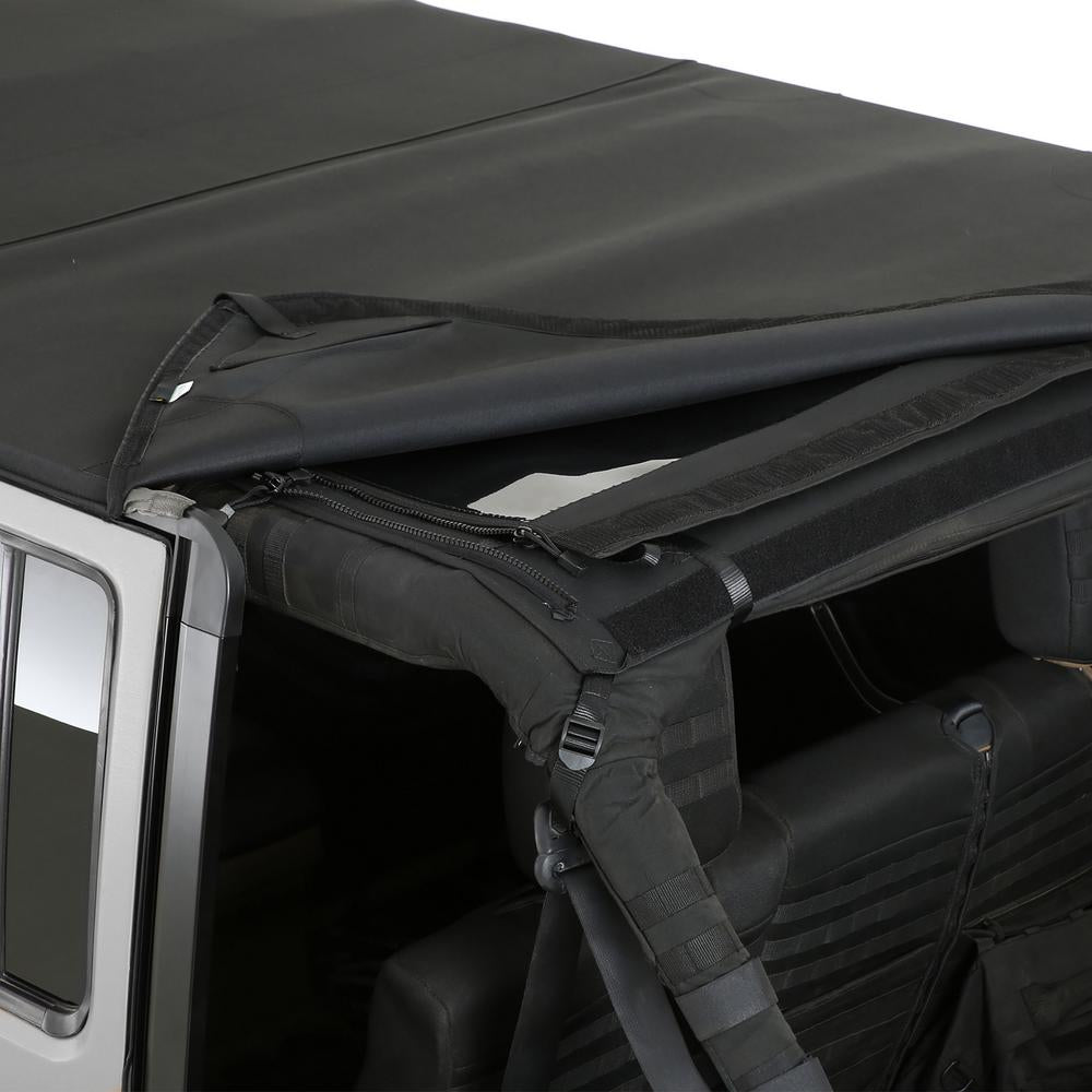 Bowless-Combo-Top-Kit-WTinted-Windows--Black-Diamond,-07-18-Wrangler(Jk)-4-Door