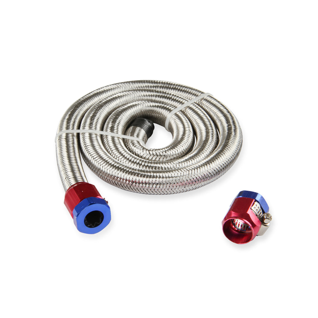 Braided-Steel-Fuel-Line-Kit---38-Inch-X-3-Foot