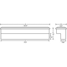 Load image into Gallery viewer, Brite-Aluminum-72-Side-Mount-Tool-Box