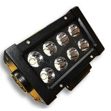 DV8 Offroad BR5E24W3W 5 in. Dual Row LED Light Bar; Black Face