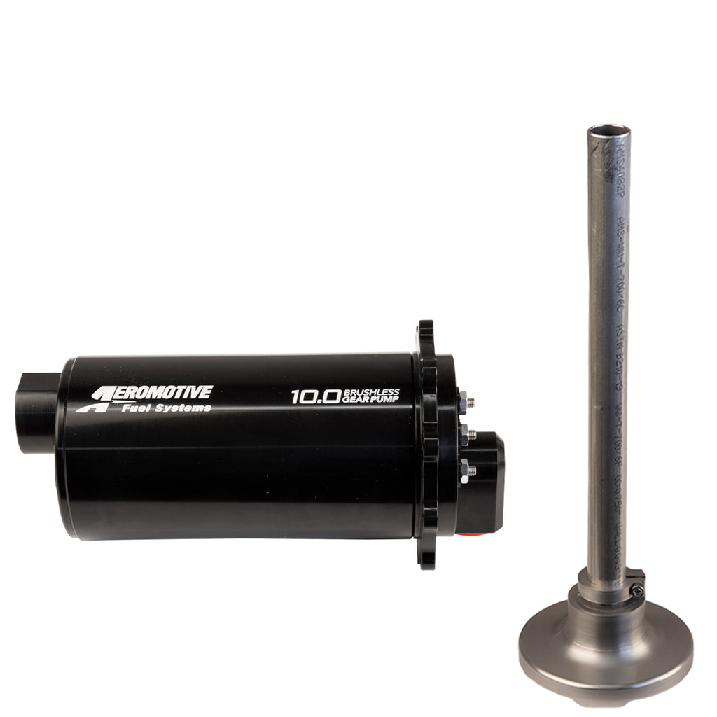 Brushless-Spur-Gear-Fuel-Pump-WTvs-Controller---Universal---In-Tank---90-Deg---10Gp