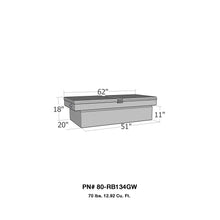 Load image into Gallery viewer, Brute-Gull-Wing-Lid-Mid-Size--Down-Size-Long-Bed-Only---Aluminum