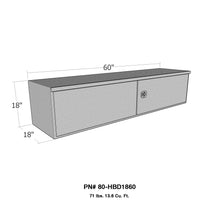 Load image into Gallery viewer, Brute-Hd-Under-Body-18In-X-60In-Barn-Door-W-3-Part-Latch---Aluminum