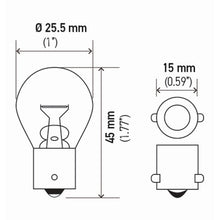 Load image into Gallery viewer, Bulb-12V-21W-Ba15s-S8-Amber----------8Ga