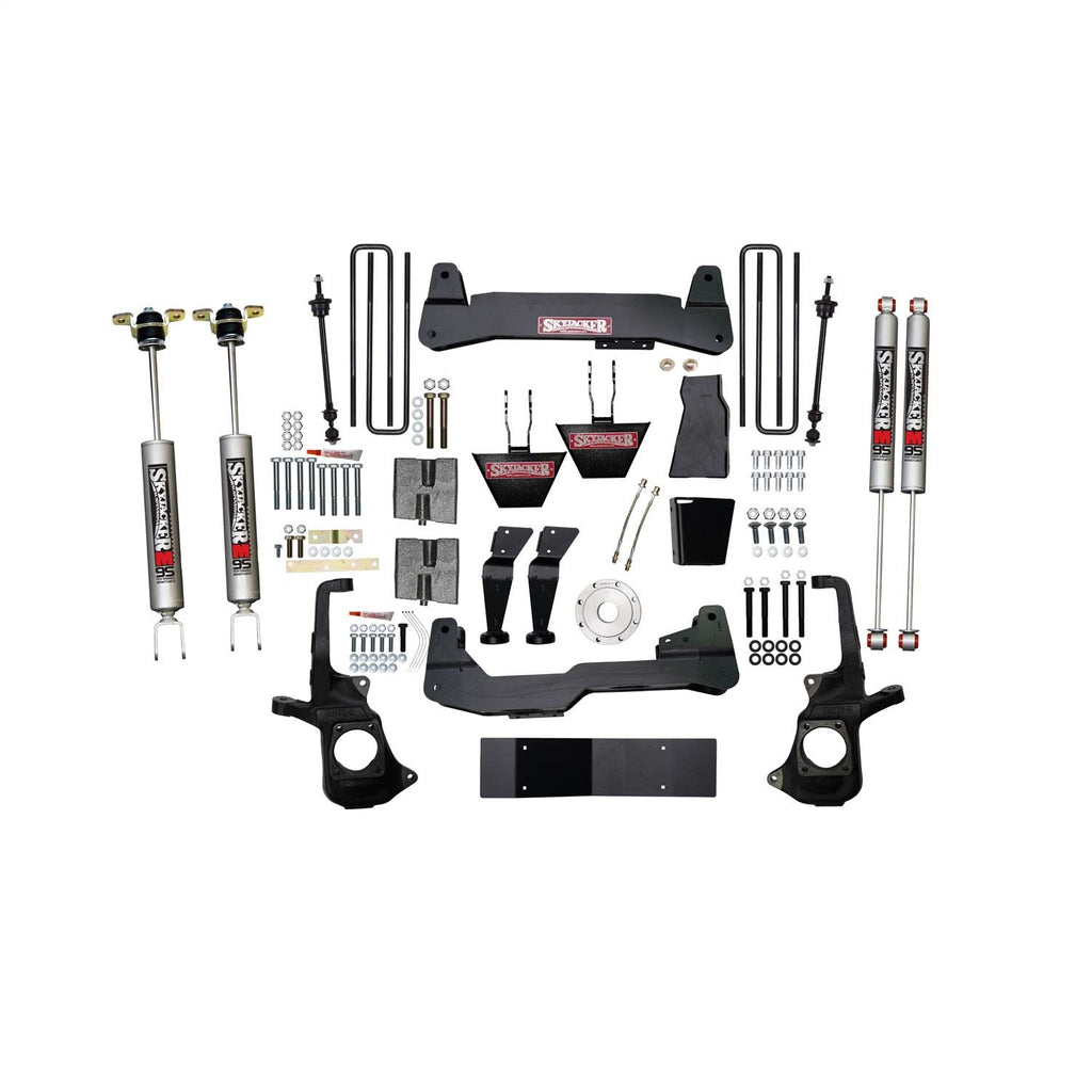 Skyjacker C1168KH-M 6 in. Suspension Lift Kit With Torsion Bar Drop Brackets And Monotube Shocks. for Select Chevrolet Silverado HD, GMC Sierra HD
