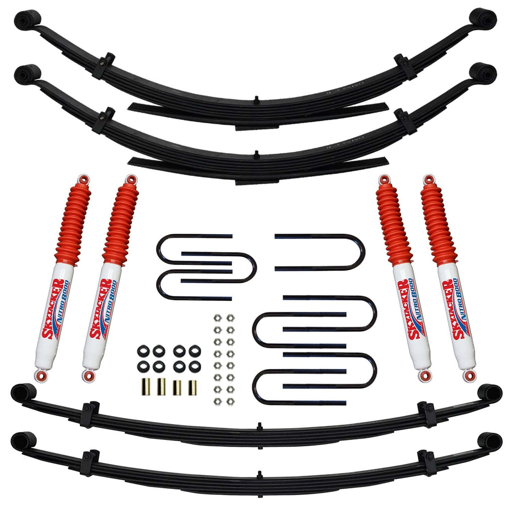 Skyjacker C125AKSS8-N 2.5IN. SYS 88-91 1/2T SUB/52IN. for Select Chevrolet V10 Suburban, Chevrolet V1500 Suburban, GMC V1500 Suburban