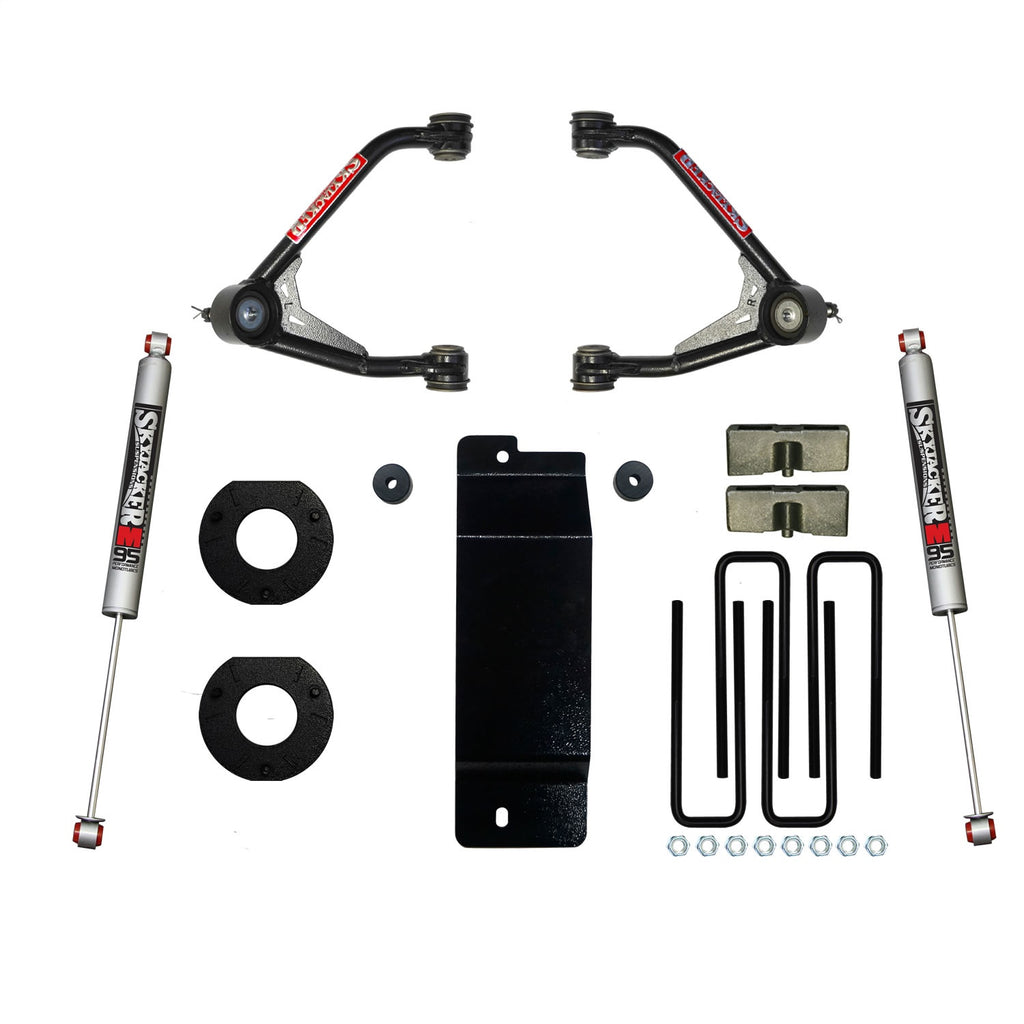 Skyjacker C14350PM Upper Control Arm Kit for Select Chevrolet Silverado 1500, GMC Sierra