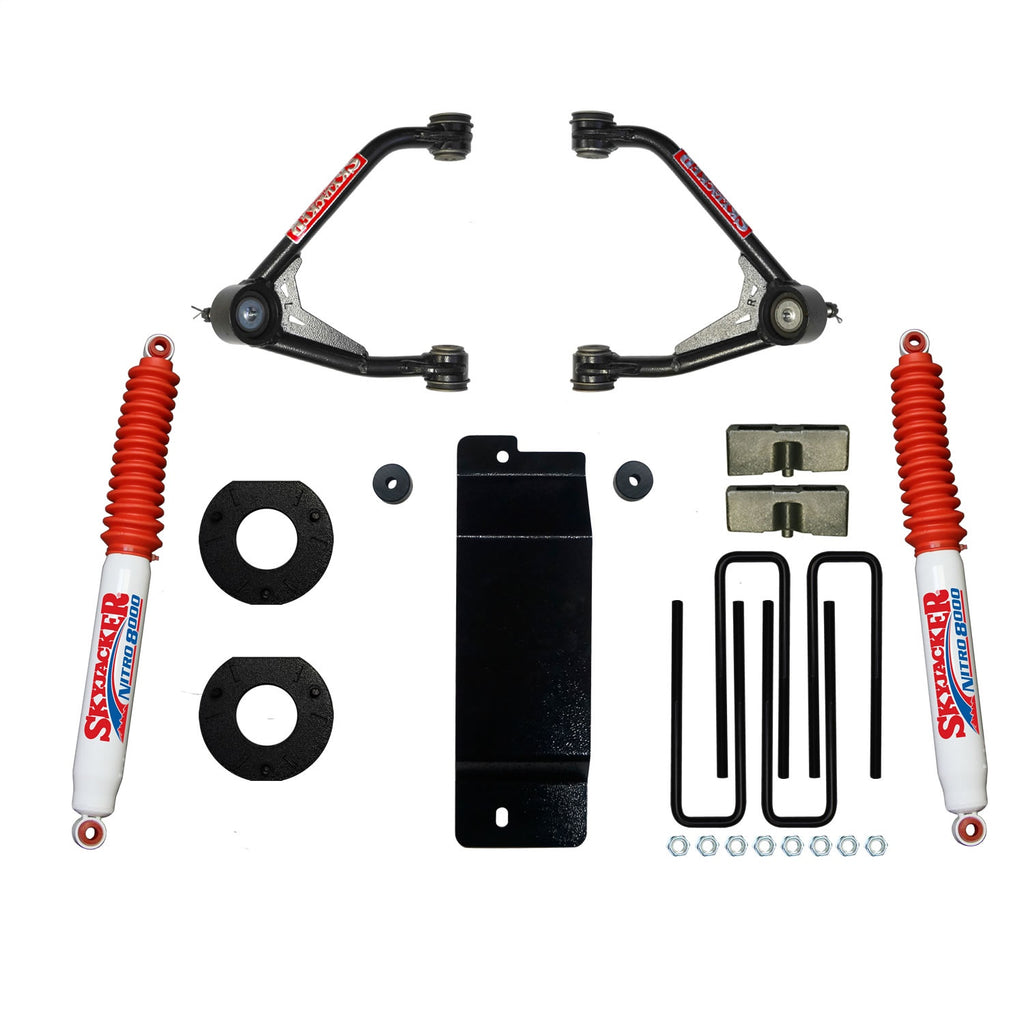 Skyjacker C14350PN Upper Control Arm Kit for Select Chevrolet Silverado 1500, GMC Sierra