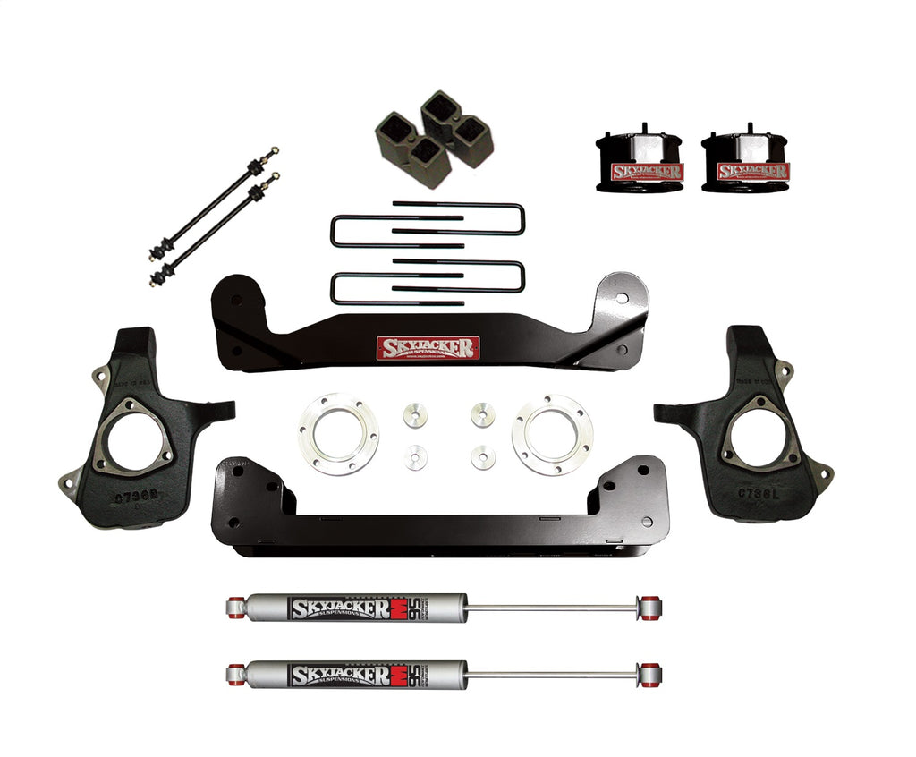 Skyjacker C14460PK-M 4IN. KT; SPCR; STL; 14>K1500MONOS for Select Chevrolet Silverado 1500, GMC Sierra