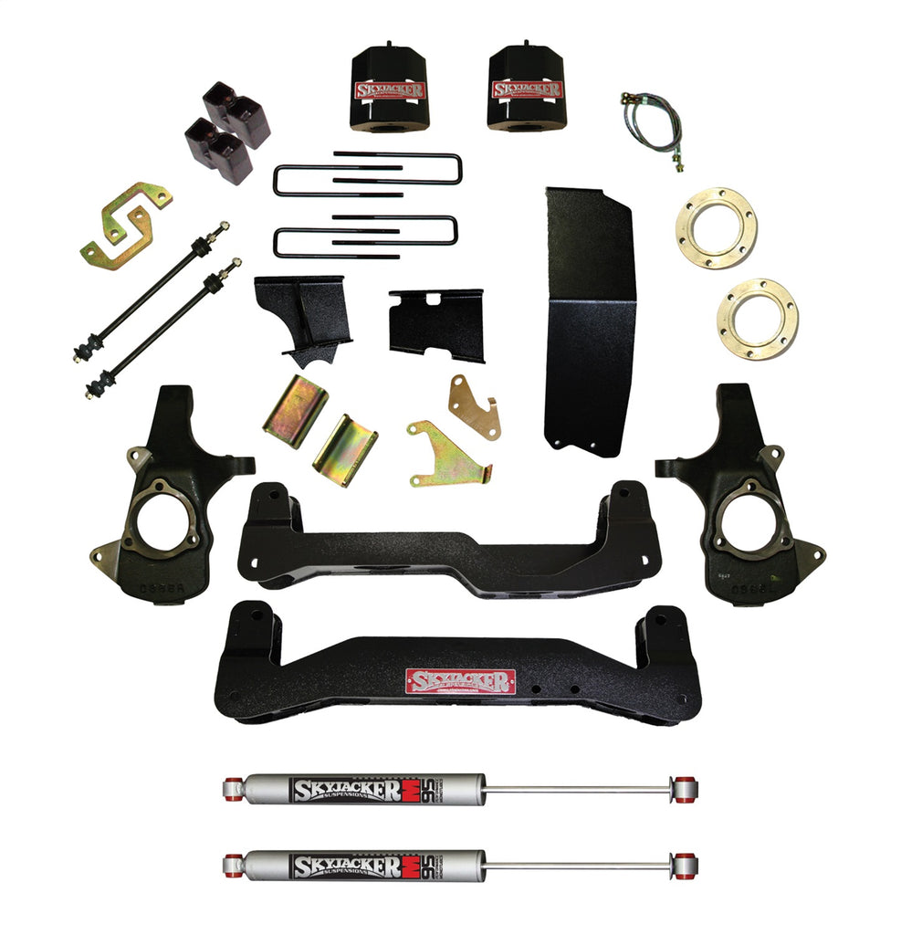 Skyjacker C14660APK-M 6-7IN. KT; SPA; ALUM; 14>GM MONOS for Select Chevrolet Silverado 1500, GMC Sierra