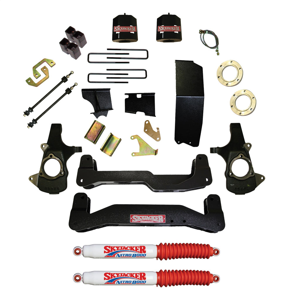 Skyjacker C14660APK-N 6-7IN. KT; SPA; ALUM; 14>GMNITROS for Select Chevrolet Silverado 1500, GMC Sierra
