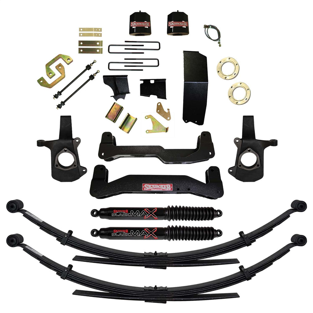 Skyjacker C14660APKS-B Suspension Lift Kit w/Shock for Select Chevrolet Silverado 1500, GMC Sierra