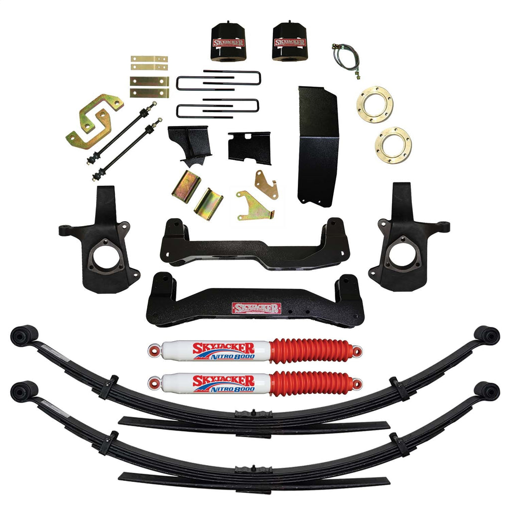 Skyjacker C14660APKS-N Suspension Lift Kit w/Shock for Select Chevrolet Silverado 1500, GMC Sierra