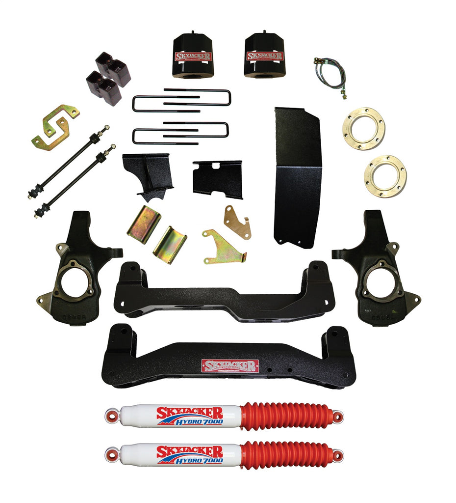 Skyjacker C14660PK-H 6-7IN. KT; SP; STL; 14>K1500HYDRO for Select Chevrolet Silverado 1500, GMC Sierra