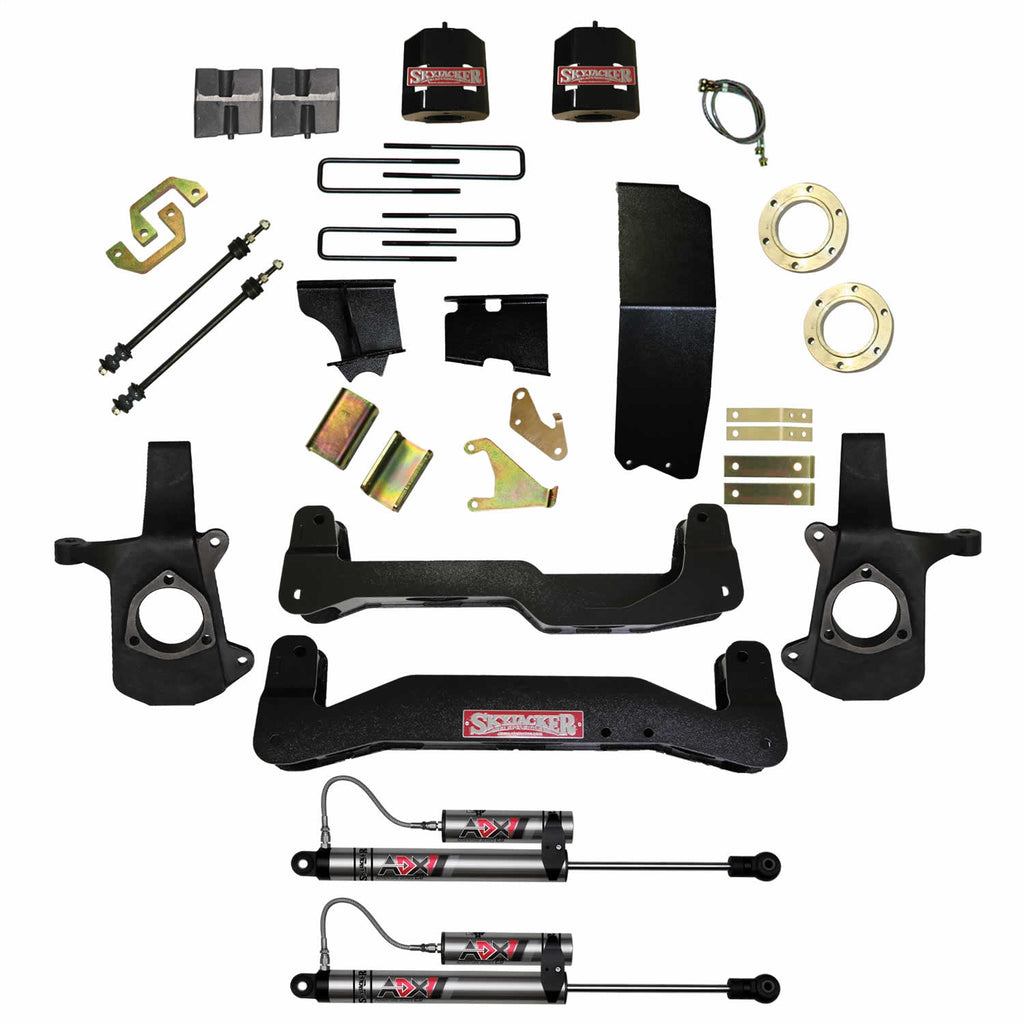 Skyjacker C14660PK-X 6-7 In. Suspension Lift Kit With ADX 2.0 Remote Reservoir Shocks. for Select Chevrolet Silverado 1500, GMC Sierra