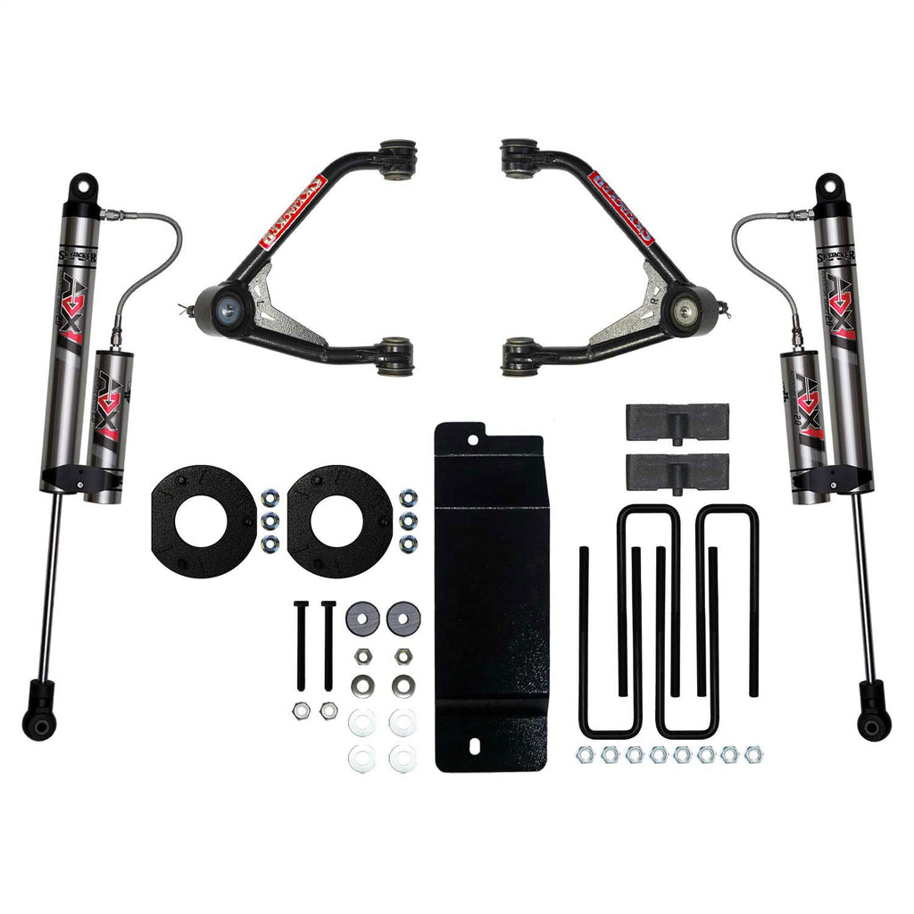 Skyjacker C17350KAX 3.5 in. Suspension Lift Kit With ADX 2.0 Remote Reservoir Shocks. for Select Chevrolet Silverado 1500, GMC Sierra