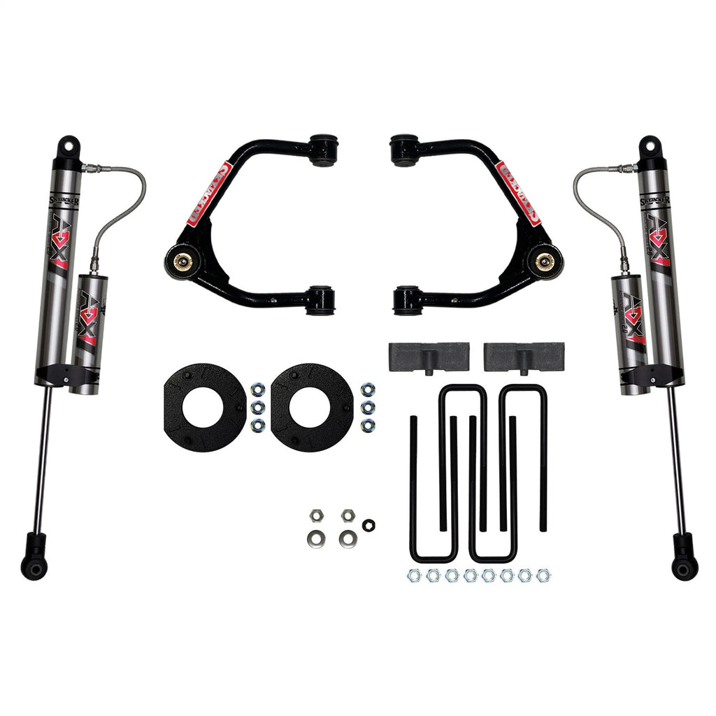 Skyjacker C19350KX 3.5 in. Suspension Lift Kit With ADX 2.0 Remote Reservoir Shocks. for Select Chevrolet Silverado 1500, GMC Sierra