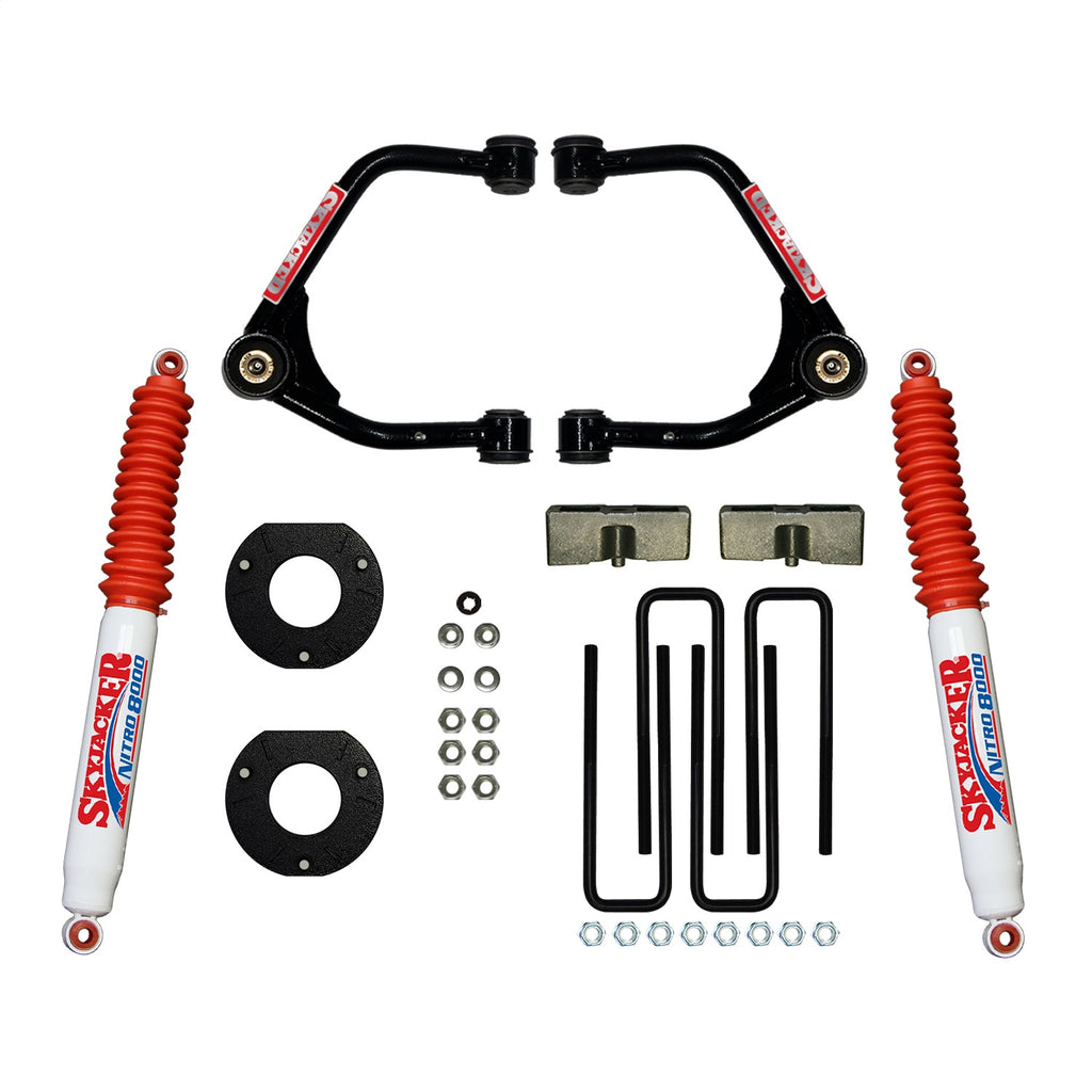 Skyjacker C19350PN 3.5 Inch Suspension Lift Kit for Select Chevrolet Silverado 1500, GMC Sierra