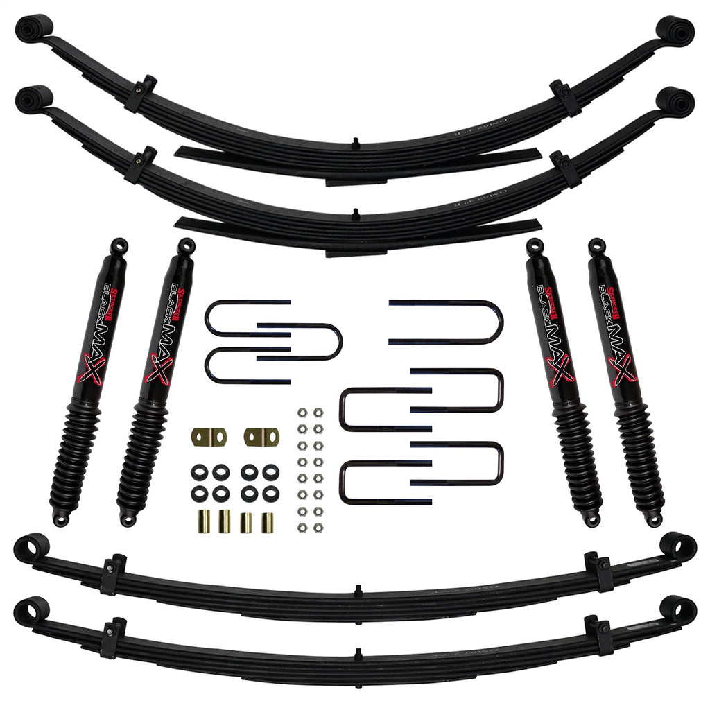 Skyjacker C225AKSS-B Suspension Lift Kit w/Shocks for Select Chevrolet K10 Suburban, Chevrolet K20 Suburban, GMC K15/K1500 Suburban, GMC K25/K2500 Suburban